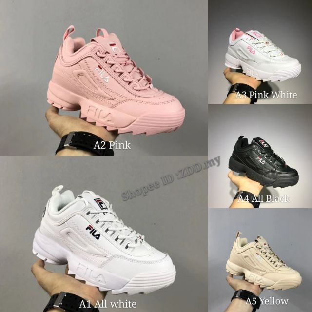 fila shoes peach color