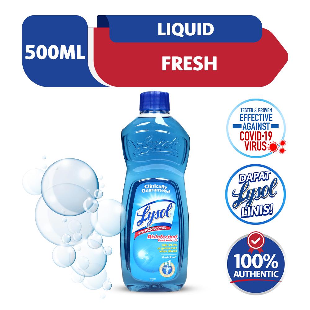 Lysol Disinfectant Concentrate With Fresh Scent 500ml Shopee Philippines