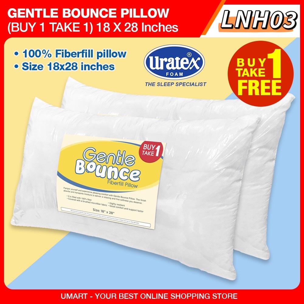 Original URATEX Fiberfill GENTLE BOUNCE PILLOW ( BUY ONE TAKE ONE