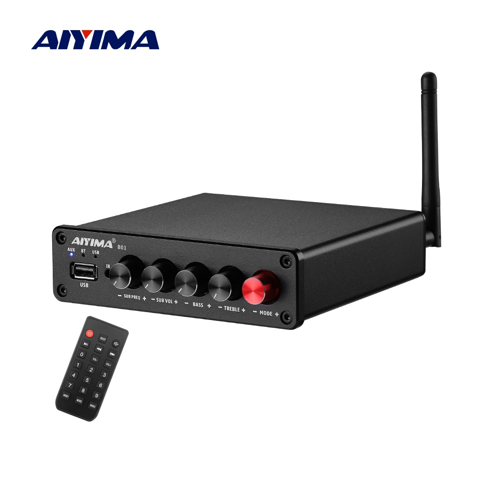 AIYIMA B01 Subwoofer Amplifier Bluetooth 5.0 TPA3116 Subwoofer
