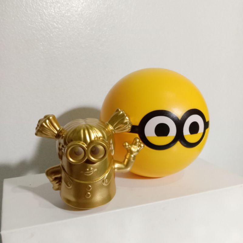 Gold Minions Wave 1 Mcdonald S Happy Meal Toys Rise Of Gru Shopee Philippines