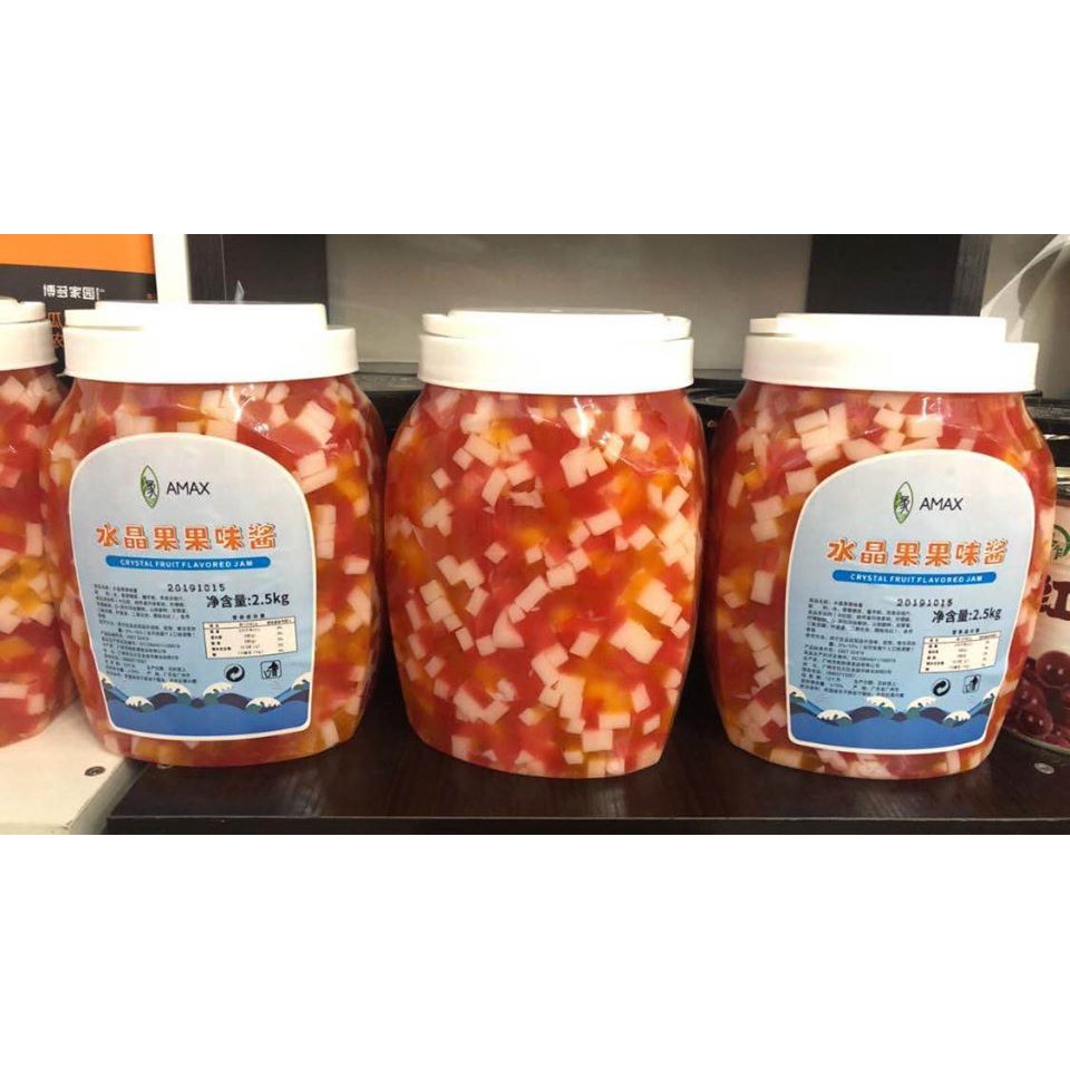 Amax Crystal Jelly/Fruit Jelly/ Rainbow Jelly/Milk Tea Sinkers/Toppings