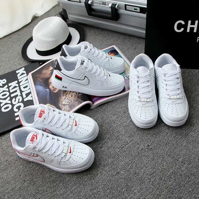 low top white air force ones