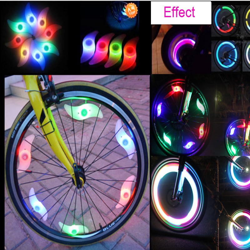 bike lights wheels