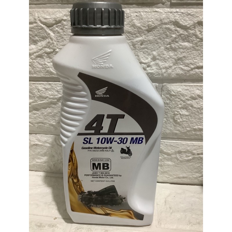 HONDA ENGINE OIL FOR SCOOTER 10w30 .8 litre Shopee Philippines
