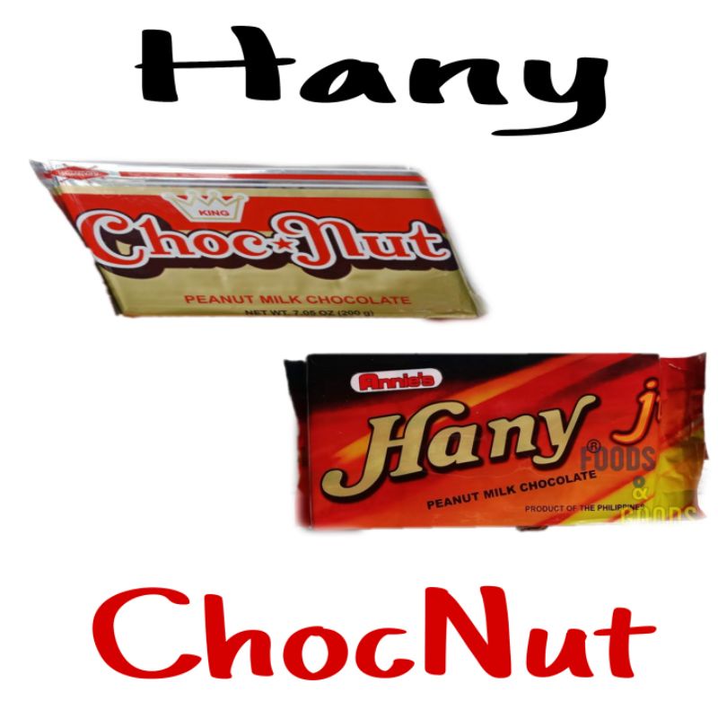 hany jr and chocnut peanut milk chocolate for sale batang 90s favorite Shopee Philippines