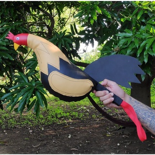 DUMMY TRAINING COCK FOR GAMEFOWL WITH FREE GLOVES