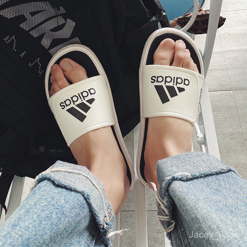 adidas flip flops with socks