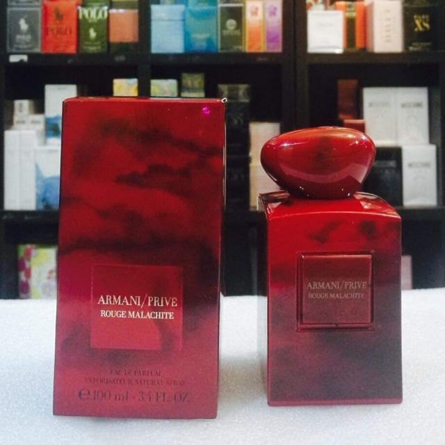 armani prive red malachite