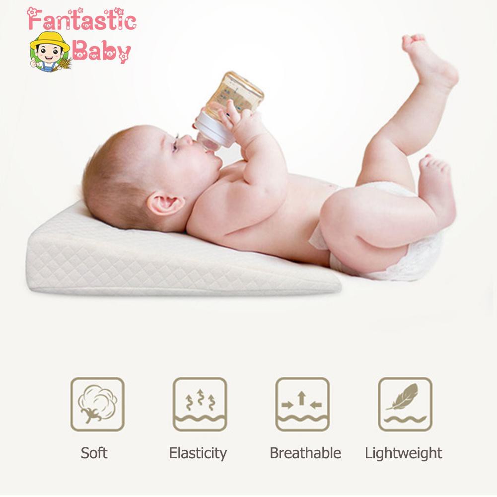 Baby Newborn Sleep Pillows Anti Baby Spit Milk Crib Cot