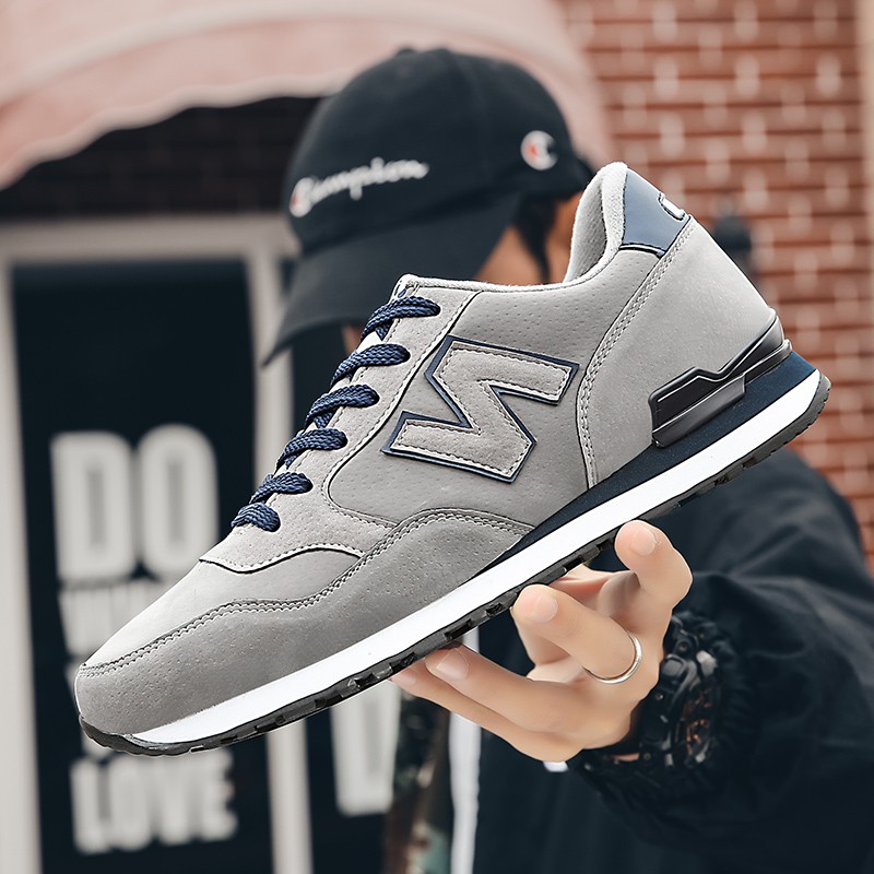 men's gray new balance sneakers