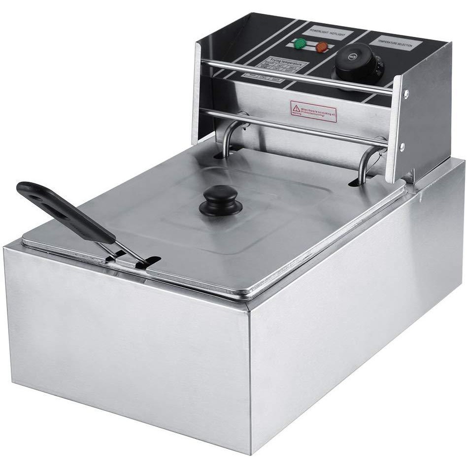 6L Heavy Duty Stainless Steel Deep Fryer Commercial Electric Catering