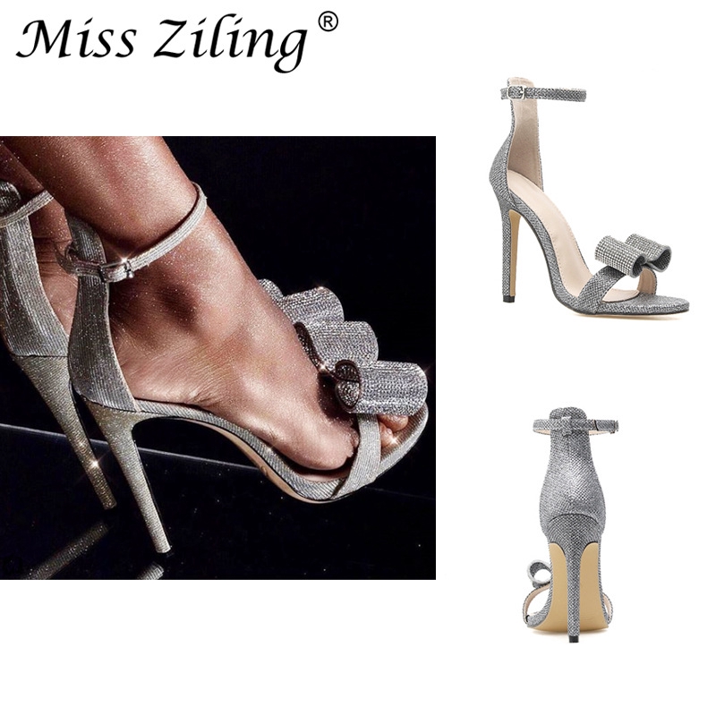 big bow heels