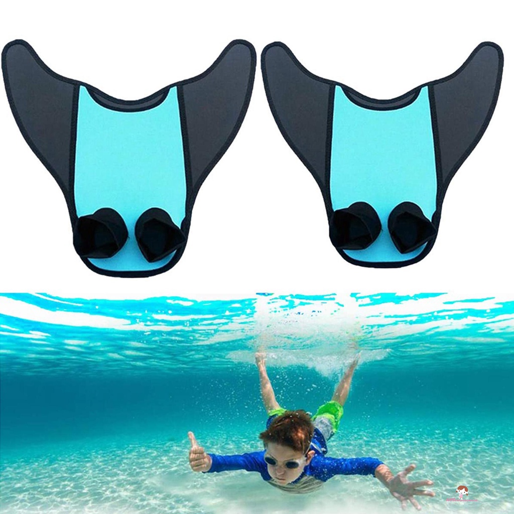 XZQ7Mermaid Swimming Tail Monofin Fins Onepiece Flipper Swim Fins