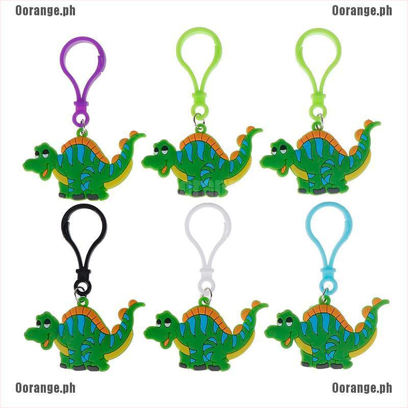 Sp 6pcs Dinosaur Theme Keychains Birthday Party Decorations Baby