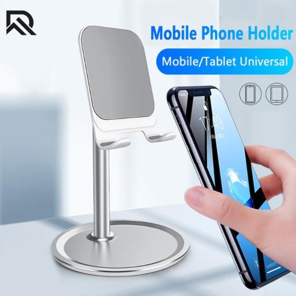 New Adjustable Cell Phone Desk Stand Holder Aluminum Desktop Portable Universal Stable Holder Shopee Philippines