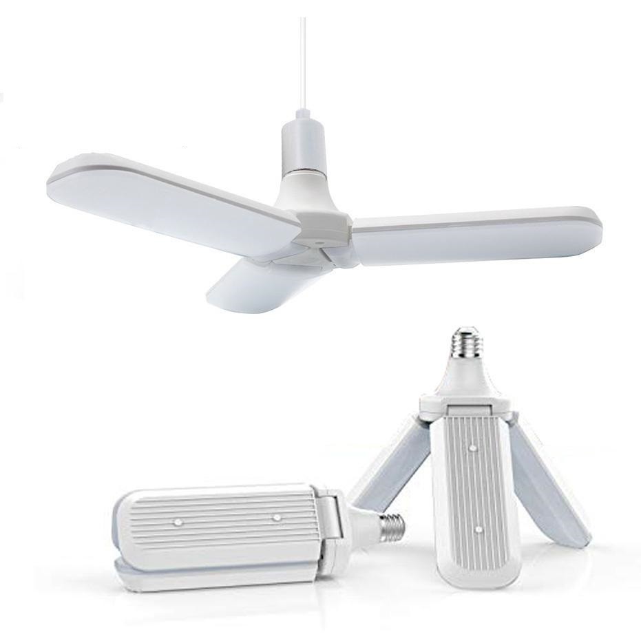 WJF 45W Ceiling LED Bulb Fan Blade light | Shopee Philippines