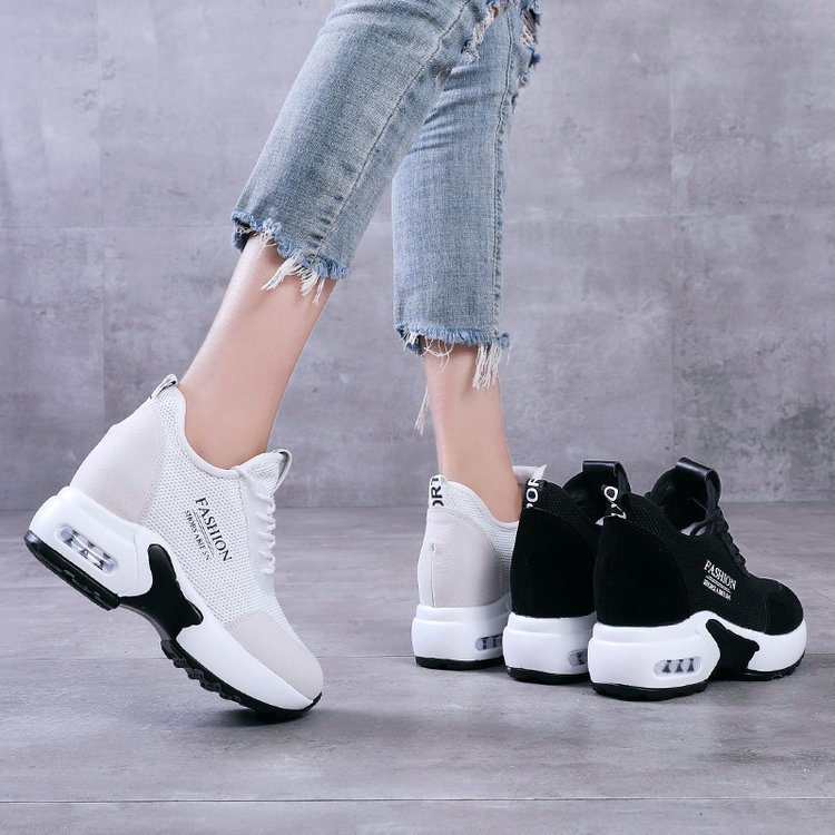chunky wedge trainers