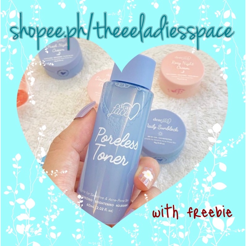 Dear Face Poreless Toner 60ml Shopee Philippines
