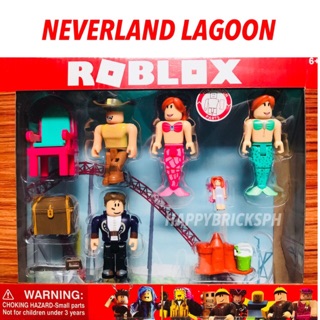 Roblox Toys Neverland Lagoon Set Pack Of 4 Figures Shopee - cant miss deals on roblox celebrity collection neverland