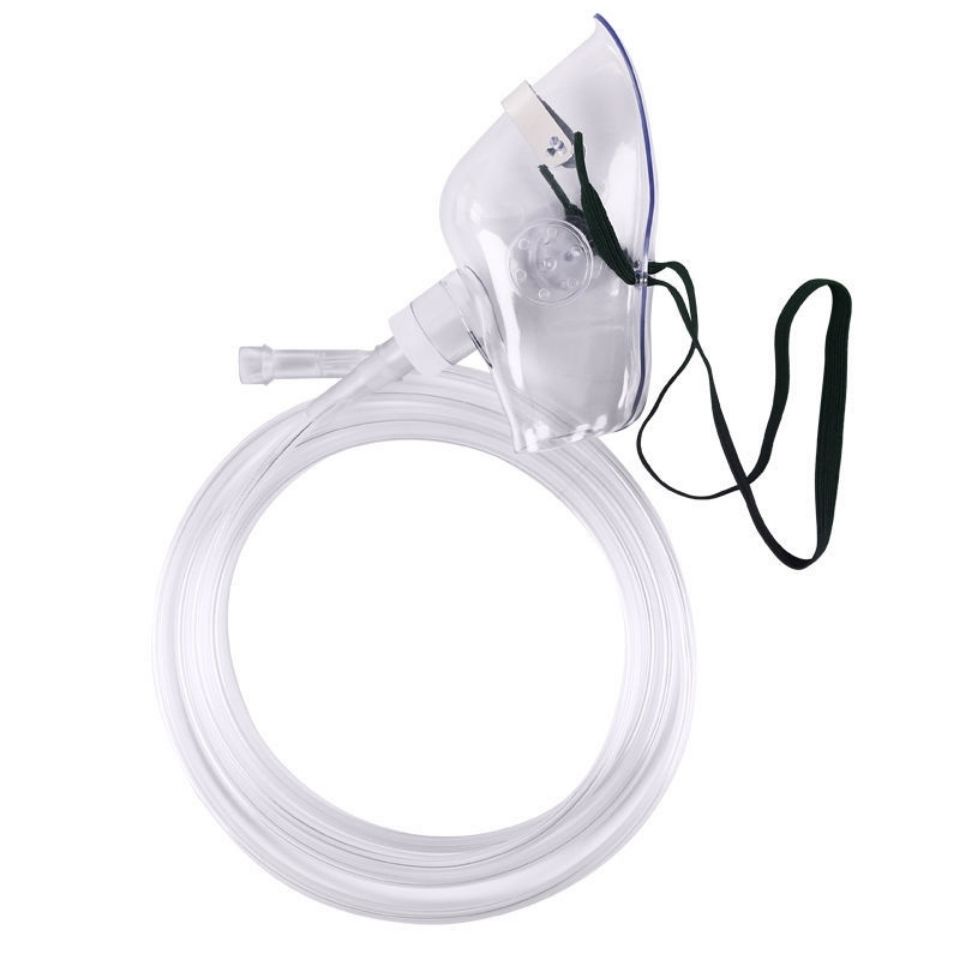 READY STOCK Oxygen Mask Adult Large Medical Oxygen Mask Disposable ...