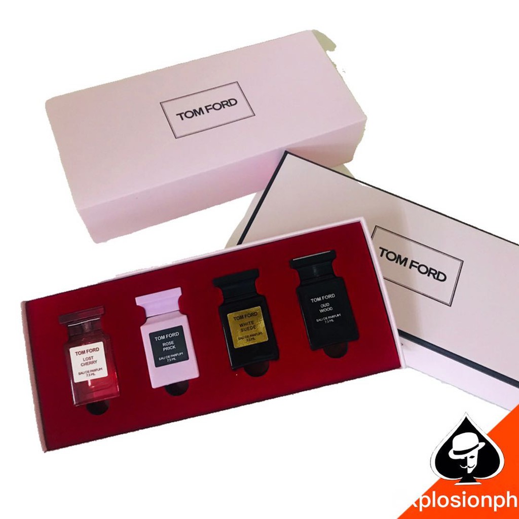 Tom Ford 4In1 Perfume Gift Set 7.5Ml X 4 Alentine's Day Perfume+Gift Bag |  Shopee Philippines
