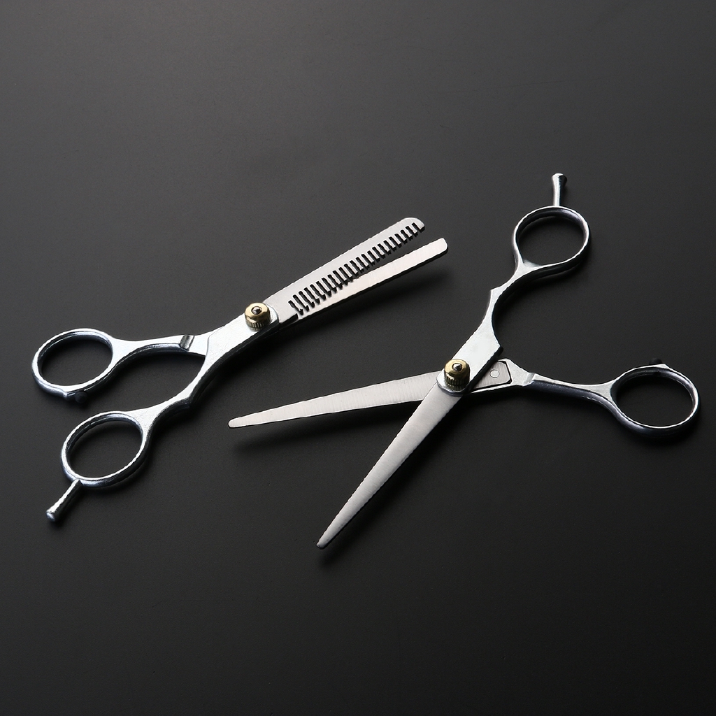 professional barber hair cutting thinning scissors