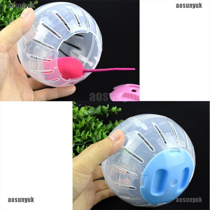 [aosunyuk]Pet Running Ball Plastic Grounder Jogging Hamster Pet Small Exercise T #9