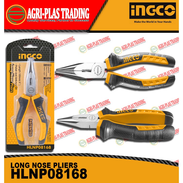 INGCO HLNP08168 LONG NOSE PLIERS Shopee Philippines