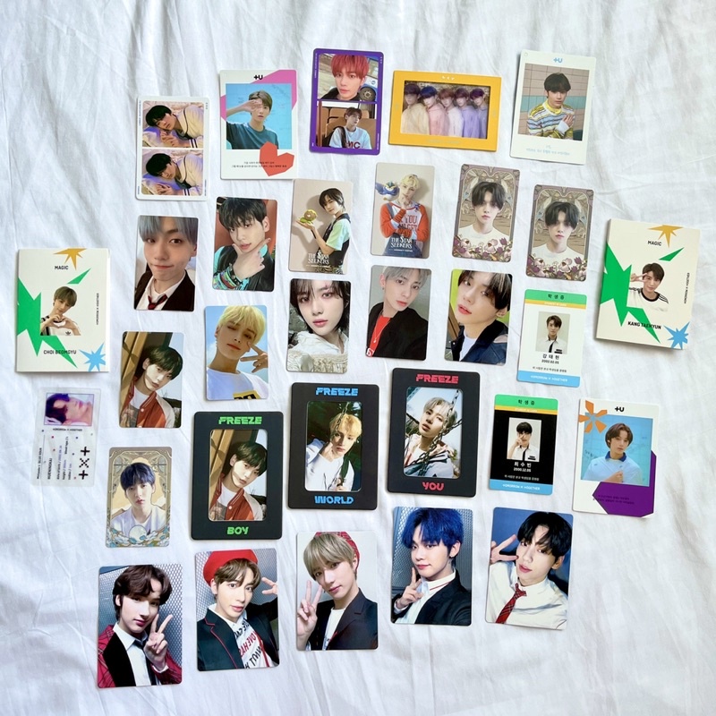 TXT Official Photocards / POB Freeze Fight or Escape Star Magic ...