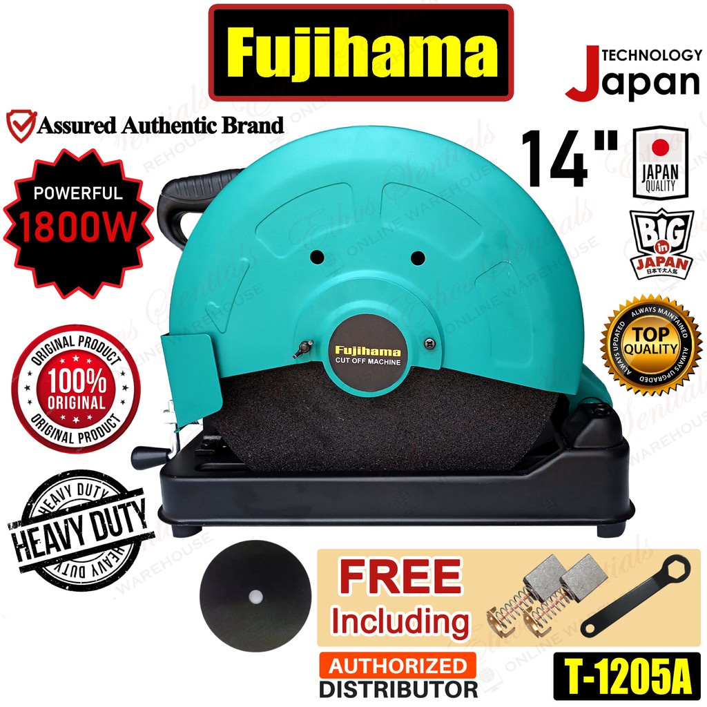 Fujihama CutOff Machine 14inch 1800W Professional Cutter 355mm Free