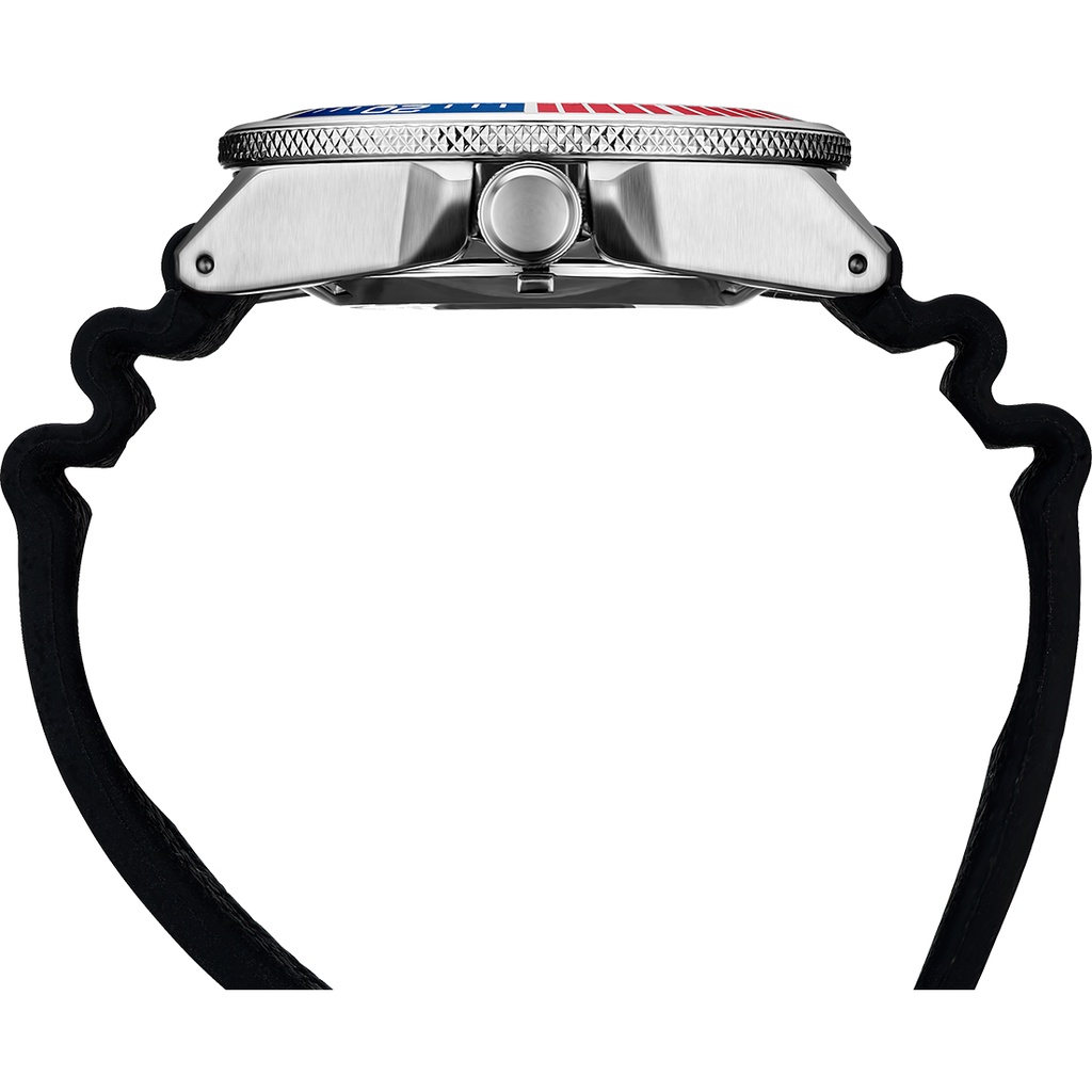 Seiko Prospex Samurai Pepsi Bezel Silicone Strap 200m Divers Automatic Watch SRPB53 SRPB53K1