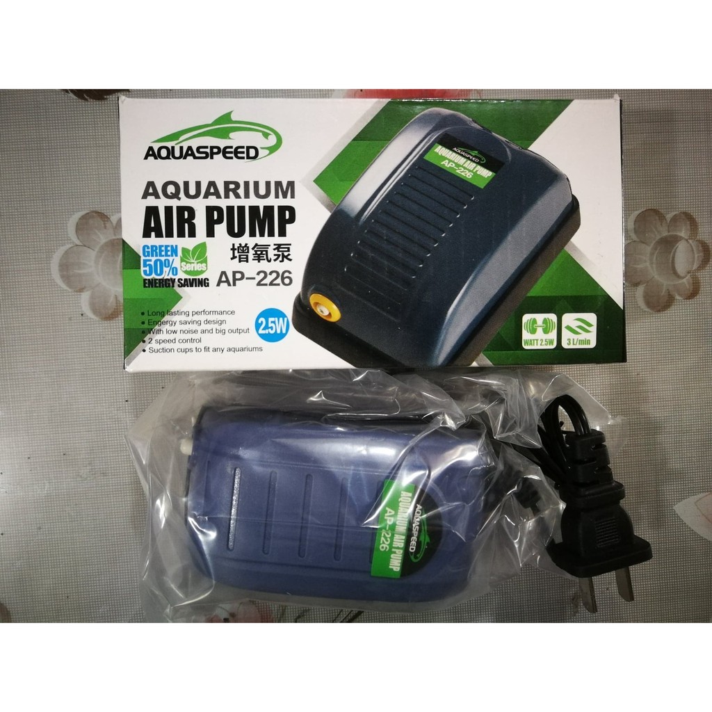 AQUASPEED AP226 (Single) Aquarium Air Pump Shopee Philippines