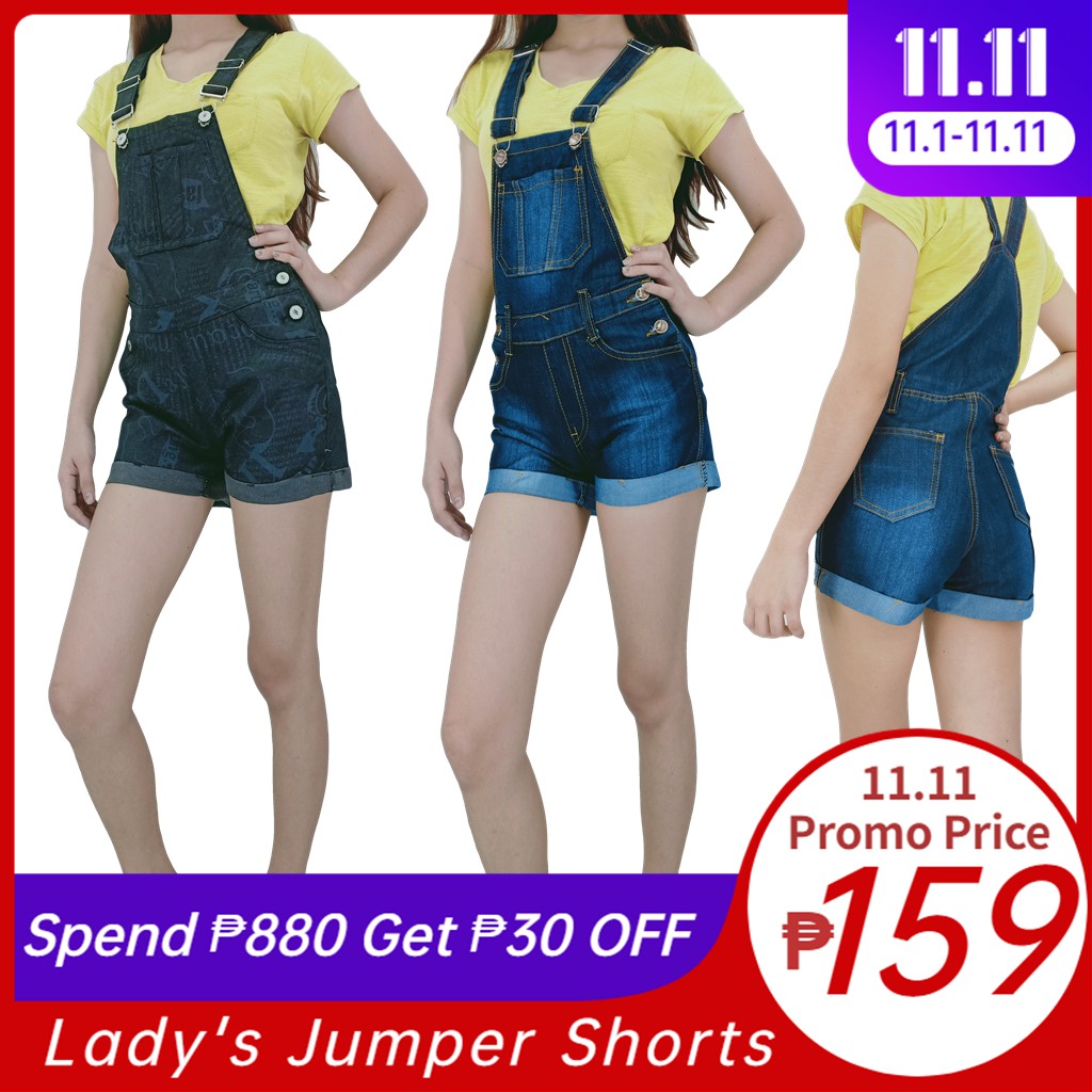 New Arrival Denim Jumper Short stretchable(1817) Shopee Philippines