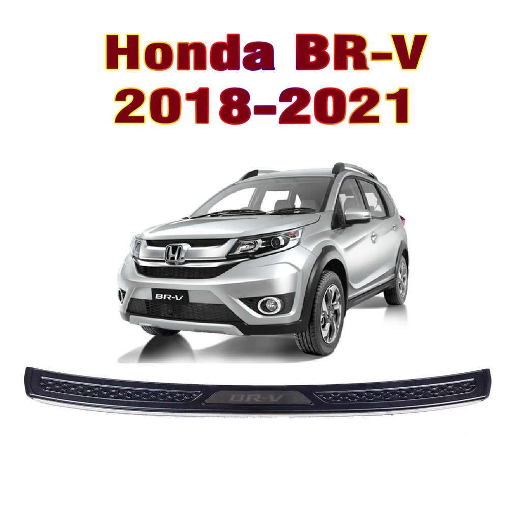 18 21 Honda Brv Rear Step Sill For Br V Rear Bumper Cover Guard Stick On Installation Shopee Philippines