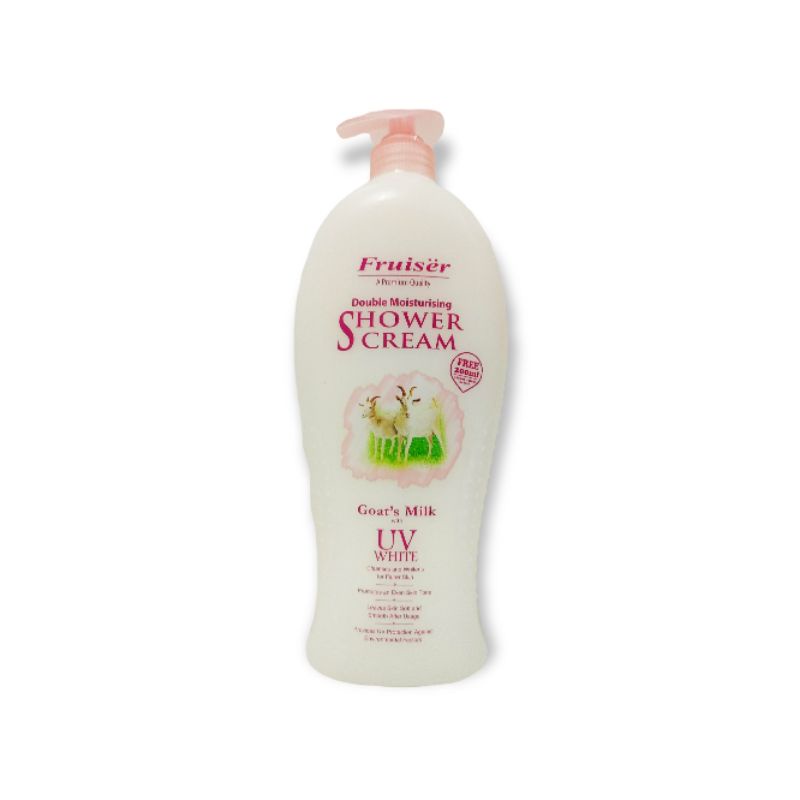 (Malaysia) Fruiser Double Moisturizing Shower Cream. Goat's Milk with