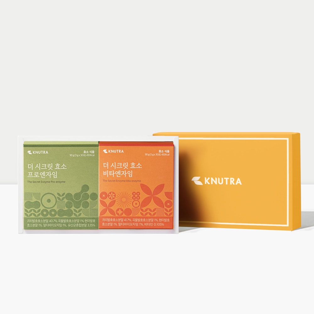 [KNUTRA] The Secret Enzyme 1+1 30Stick Gift Set / 3g x 60 Sticks Total