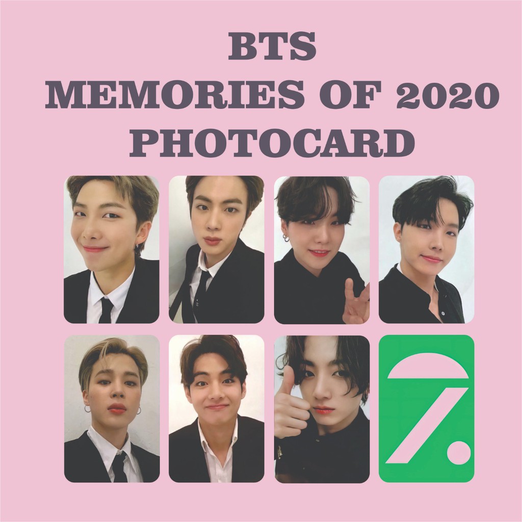Bts MEMORIES OF 2020 PHOTOCARD | Shopee Philippines