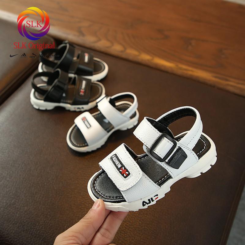 fila sandals kids brown