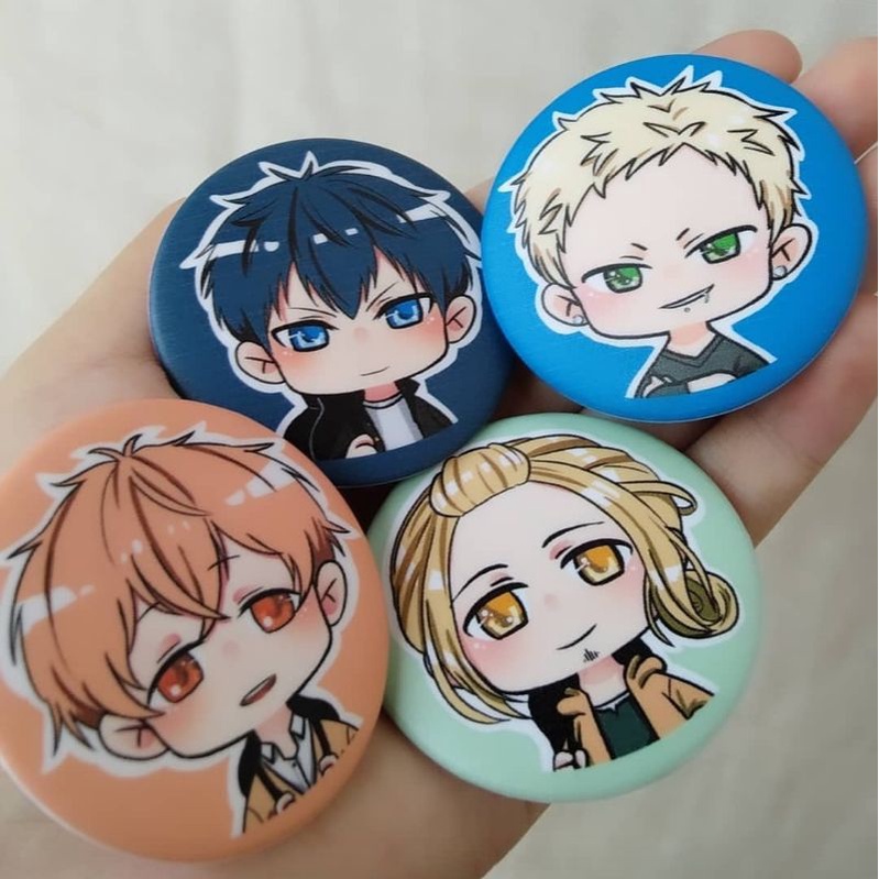 fanmade given anime pins (set) Shopee Philippines
