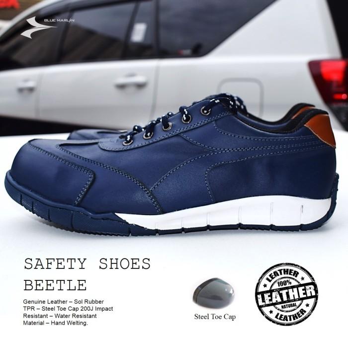 Boots Blumar Beetles Blue Safety Shoes Work Shoes (There Is Iron On