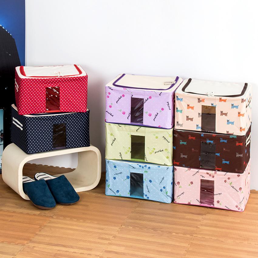 11L Large Capacity Oxford Clothes Storage Organizer Blanket Box