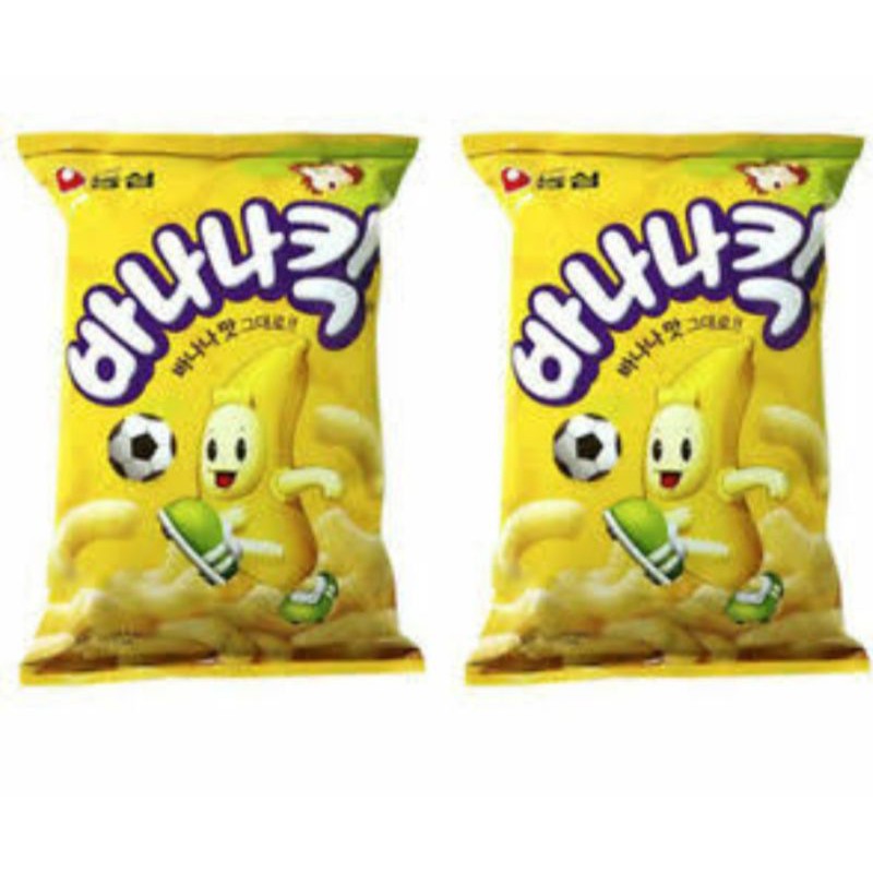 nongshim*korean banana kick snack 75g Shopee Philippines