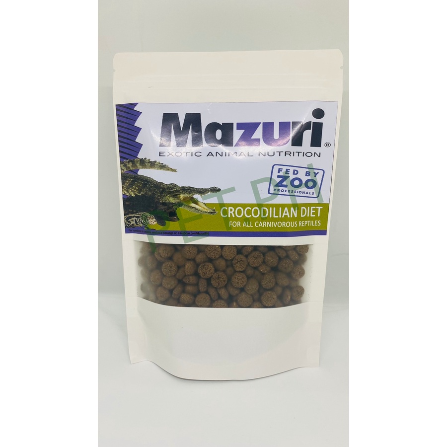 Mazuri Crocodilian Diet 1lb (For Carnivorous Reptiles, Crocodilians ...