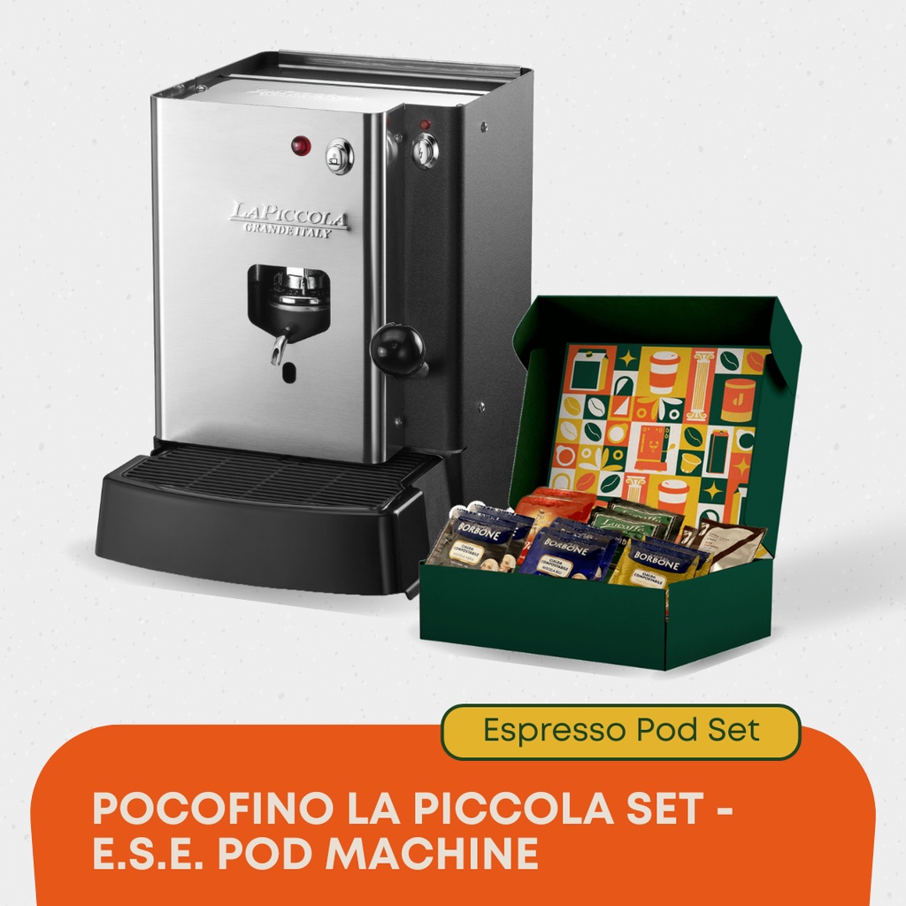 Pocofino La Piccola Set ESE / Easy Serve Espresso Pod Machine