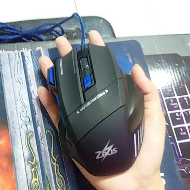 Zeus M330 High Speed Gaming Mouse with Mouse Pad | Shopee Philippines