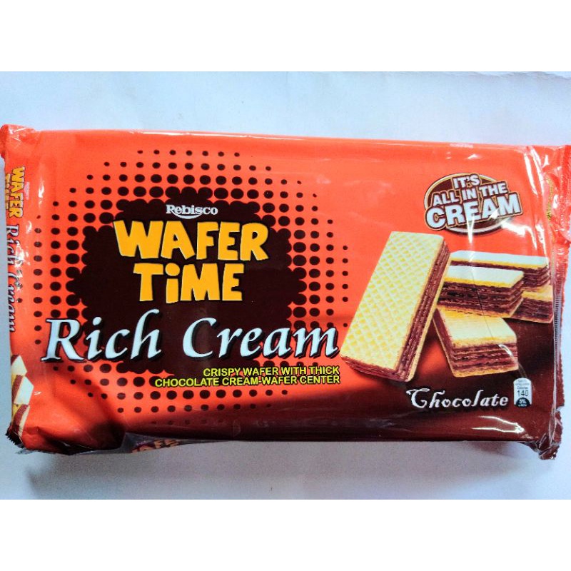 Wafer Time Rich Cream Choco 27gx10pcs Shopee Philippines