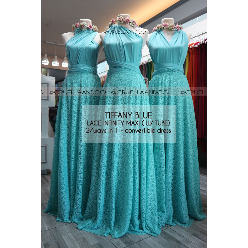 tiffany blue infinity dress