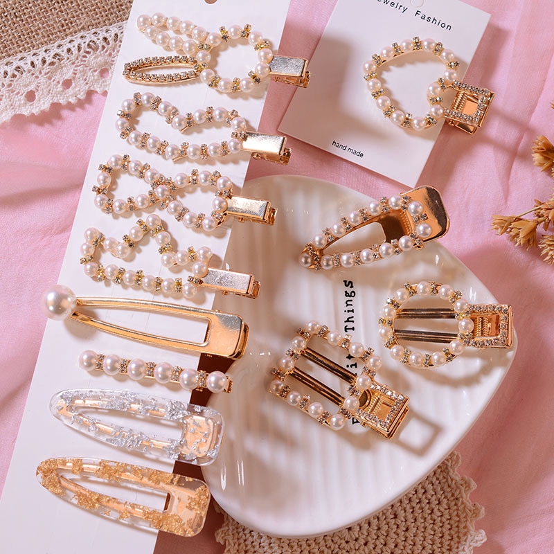 diamond hair clips