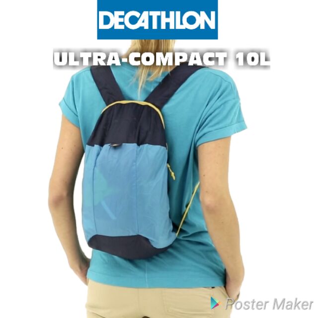 foldable backpack decathlon